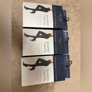 Adrienne Vittadini Black Shaper Tights